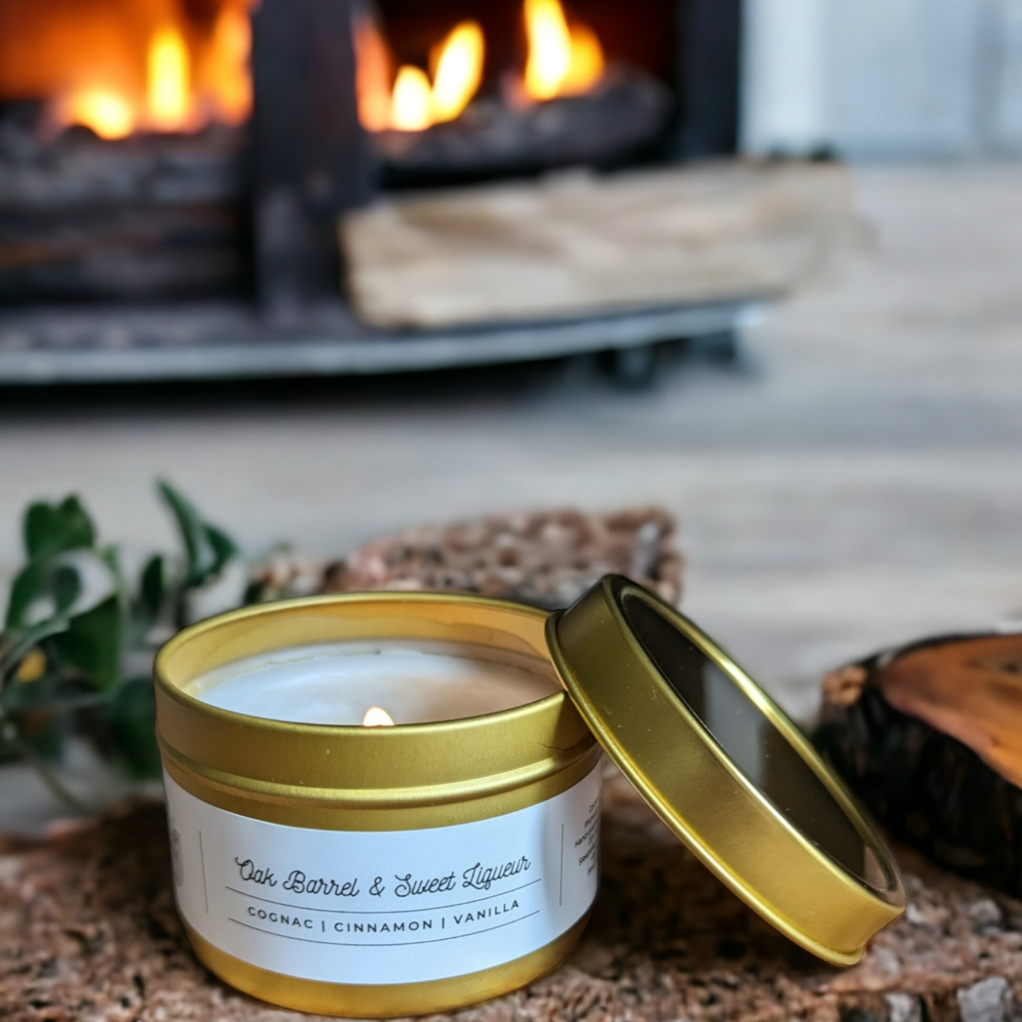 Oak Barrel & Sweet Liqueur - Coconut Soy Candle