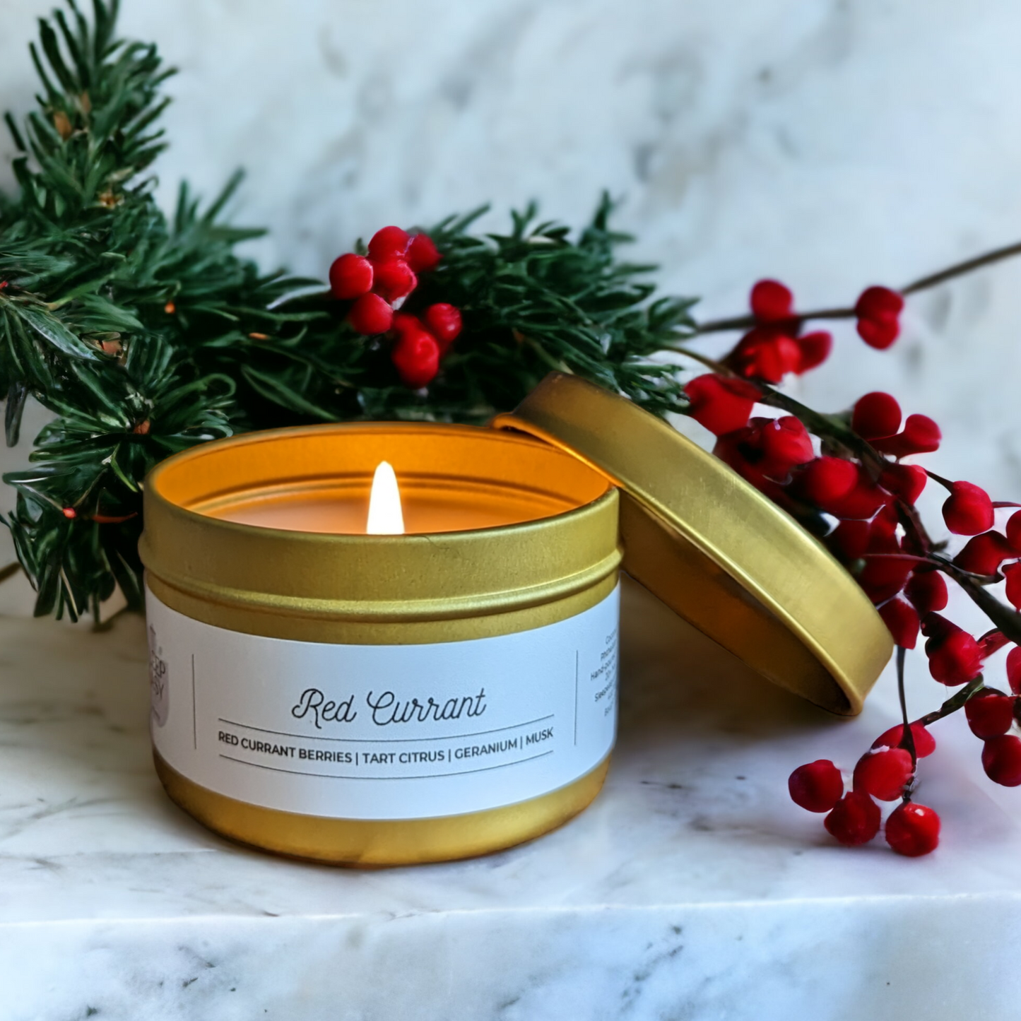 Red Currant - Coconut Soy Candle