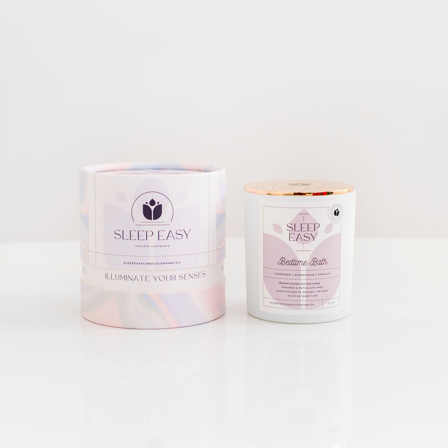 Bedtime Bath Bundle Deal, Lavender candle, vanilla