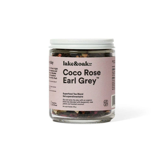 Coco Rose Earl Grey - Loose Leaf Superfood Tea Blend