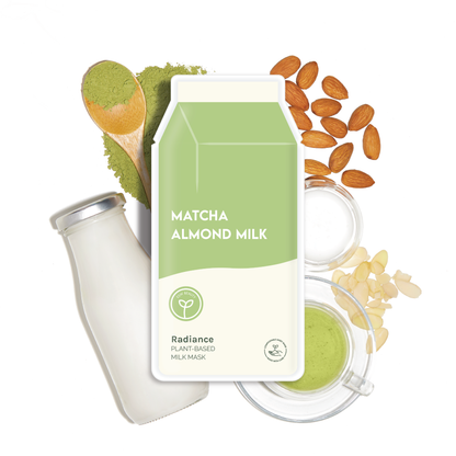 Matcha Almond Milk Sheet Mask - Radiance